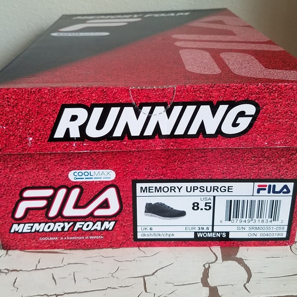 fila memory foam coolmax
